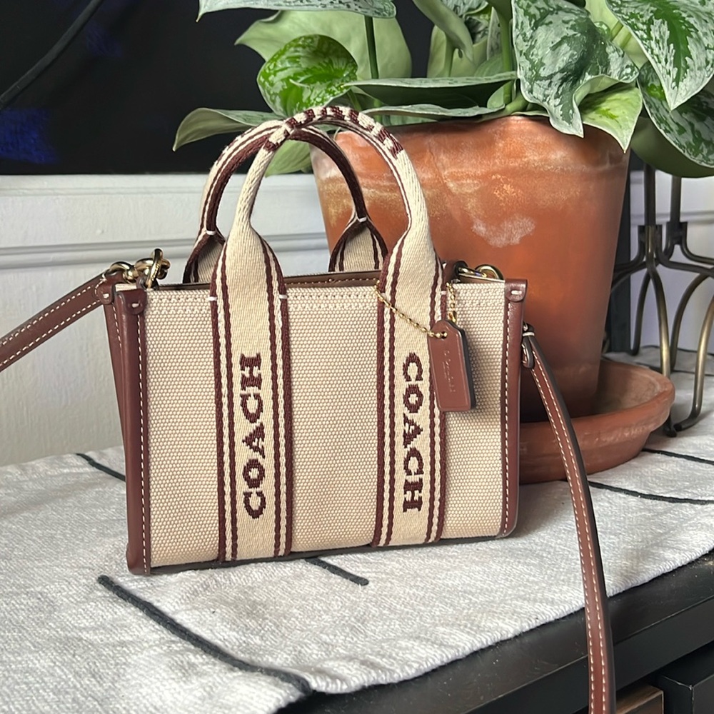 Coach Smith Mini Tote with Crossbody Strap!